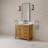 Marshall 36 in. Single Sink Freestanding Sierra Oak Bath Vanity with Carrara White Engineered Marble Top (Assembled)-696344624