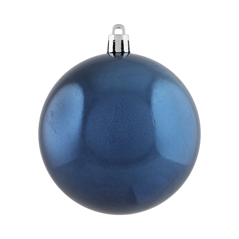 Boules de Noël incassables à 2 finitions, Bleu