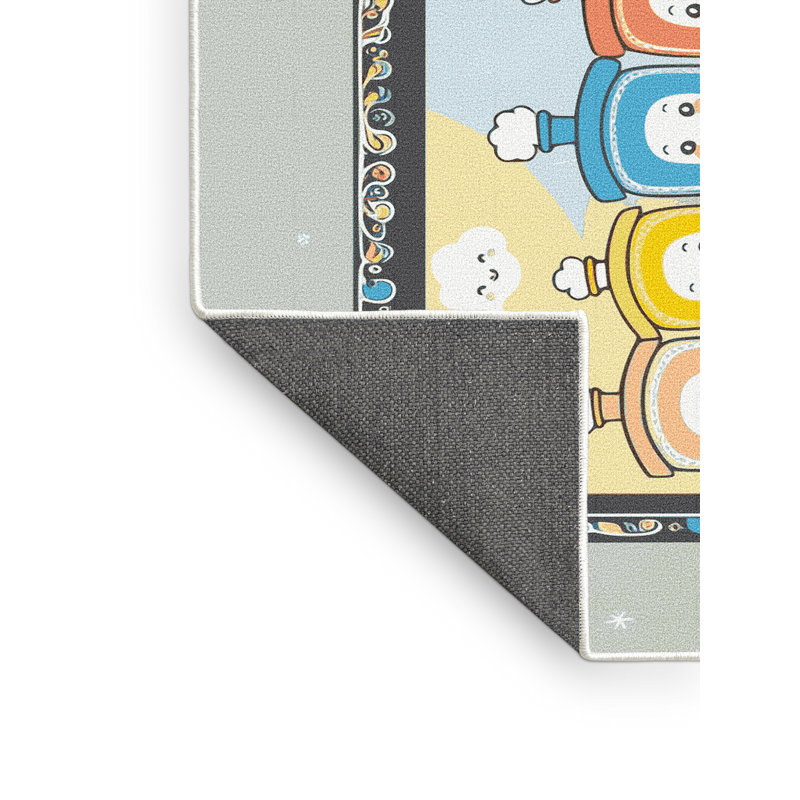 Tapis pour enfant Zoomie, Rectangulaire 2 pi x 3 pi
