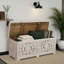 Banc de rangement en bois massif Harleen-1709856945