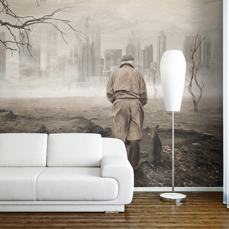 Ghost's City 1.93m x 250cm Wallpaper, 250"W x 193"L