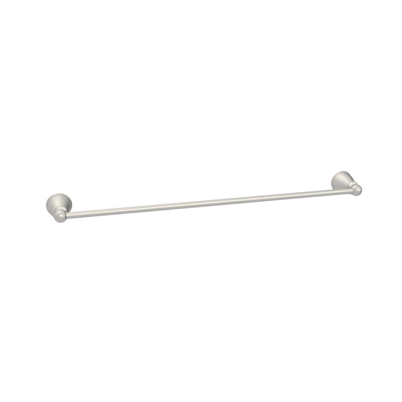 Barre à serviettes murale 24 po, Nickel brossé