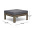 Ensemble de canapé LSHAPE, gris foncé