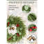 Couronne de Noël artificielle en pin - vert - couronne de porte d'entrée avec baies et clochettes rouges, décoration de Noël intérieure / extérieure