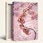 Art mural sur toile Cherry Blossom Branch Over Rippling Water-1369425866