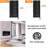 Chantilly 30'' W Black Electric Fireplace