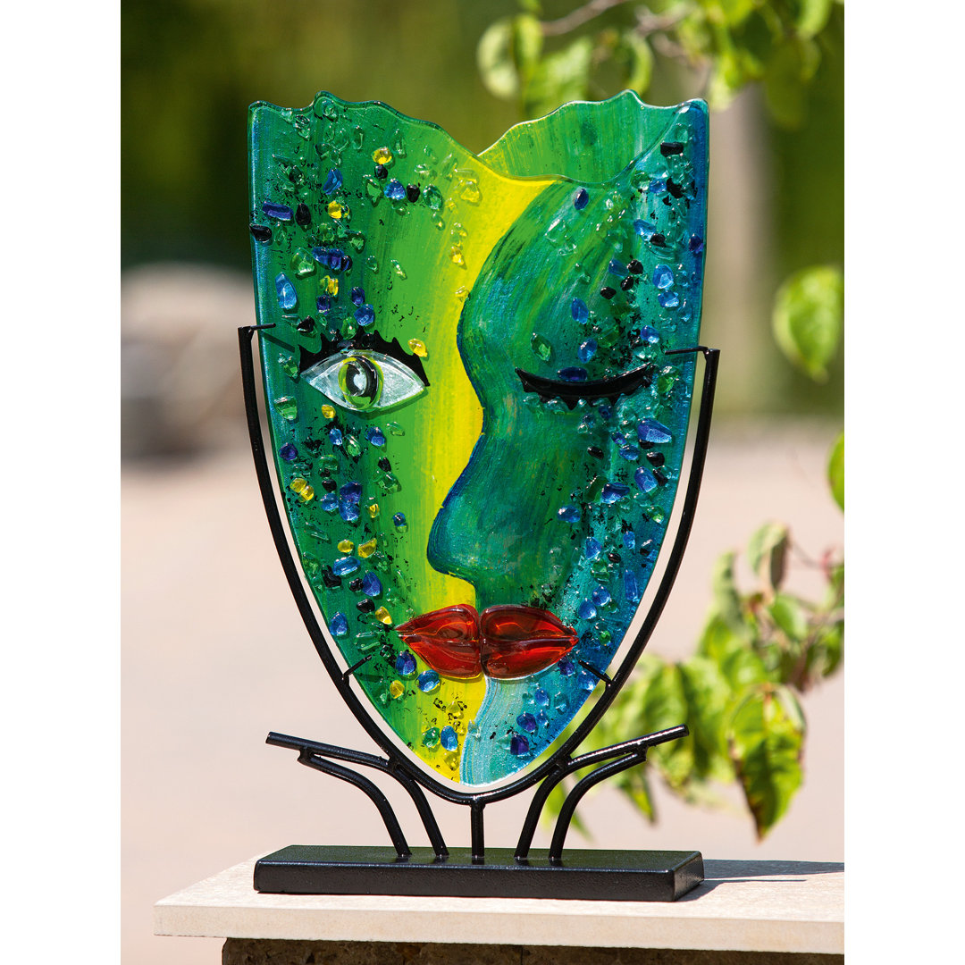 Morlan Green 49Cm Glass Floor Vase