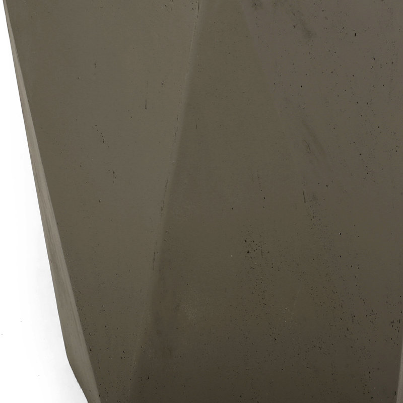 Bashira End Table, Gray , 16" H x 16" W x 16" D