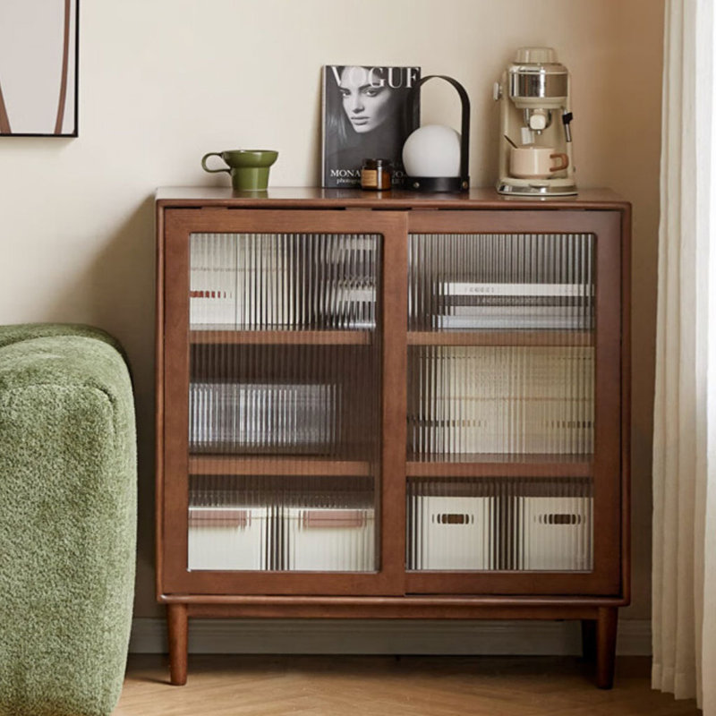Buffet rétro coulissant, H 39,37 po x l 35,43 po x P 15,75 po