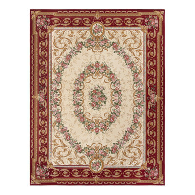 Indoor/Outdoor Traditional Area Rug
