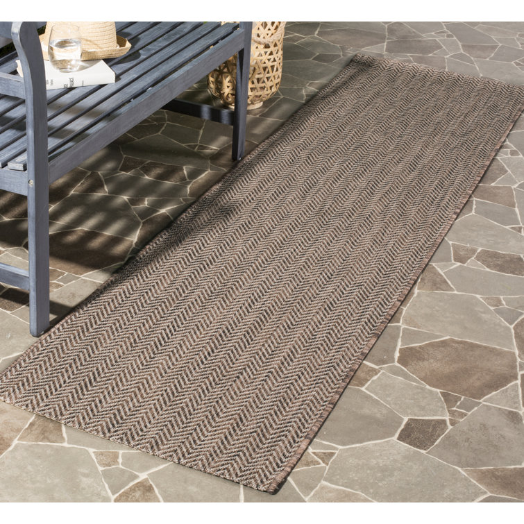 Sanyra Performance Chevron Indoor/Outdoor Area Rug