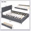Lit plateforme tapissier avec 2 tiroirs et 1 lit gigogne-2111812697-2111812696