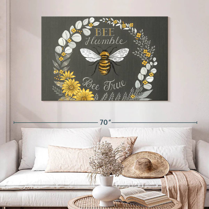 Brampt Bee Humble Bee True, 32" H x 48" W