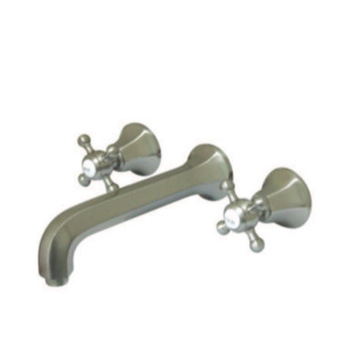 Kingston Brass Metropolitan Two-Handle 3-Hole Wall Mount Roman Tub Faucet