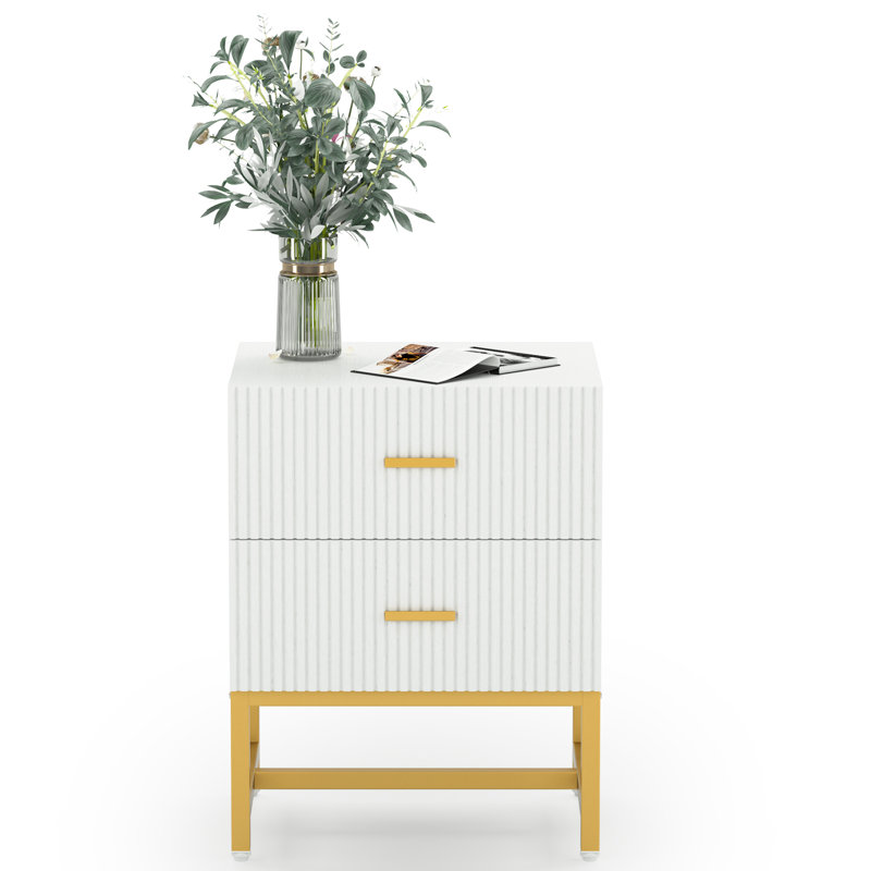 Cilo 15.75'' W Metal Nightstand