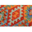 Tapis de couloir en laine bleu / vert / rouge à motif géométrique 2 pi 9 po x 9 pi 10 po Gerri