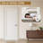80" Primed 1-Paneled Double Solid Manufactured Wood Slab Door Without Frame and Hardware Kit-107488609