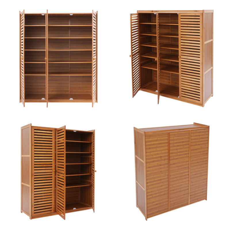 25 Pair Multi-Tier Shoe Storage Cabinet