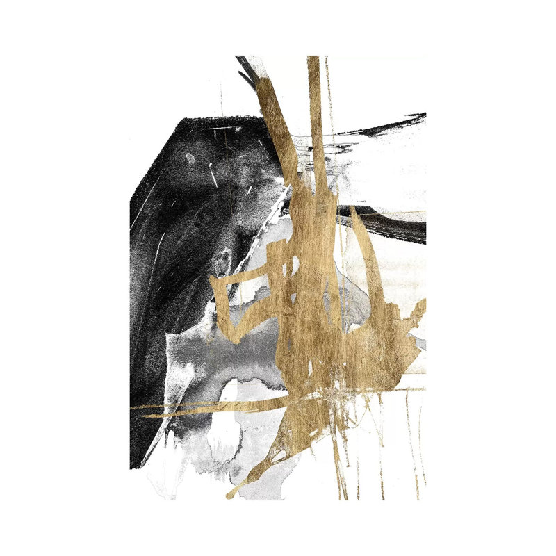 Glam And Black V by Jennifer Goldberger - Wrapped Canvas Gallery-Wrapped Canvas Giclée, 152.5 cm H x 101.5 cm W