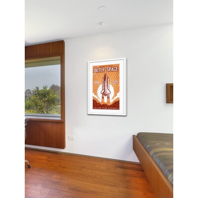 Outer Space' Framed Graphic Art on Paper -  Marmont Hill, MH-SPAHZ-01-V2-BFP-18