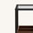 Luzenia 2 Pieces Nightstand, Coffee Table, Side Table with Storage Shelf