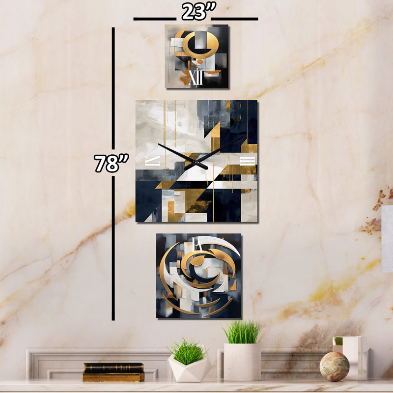 Risser Metal Wall Clock