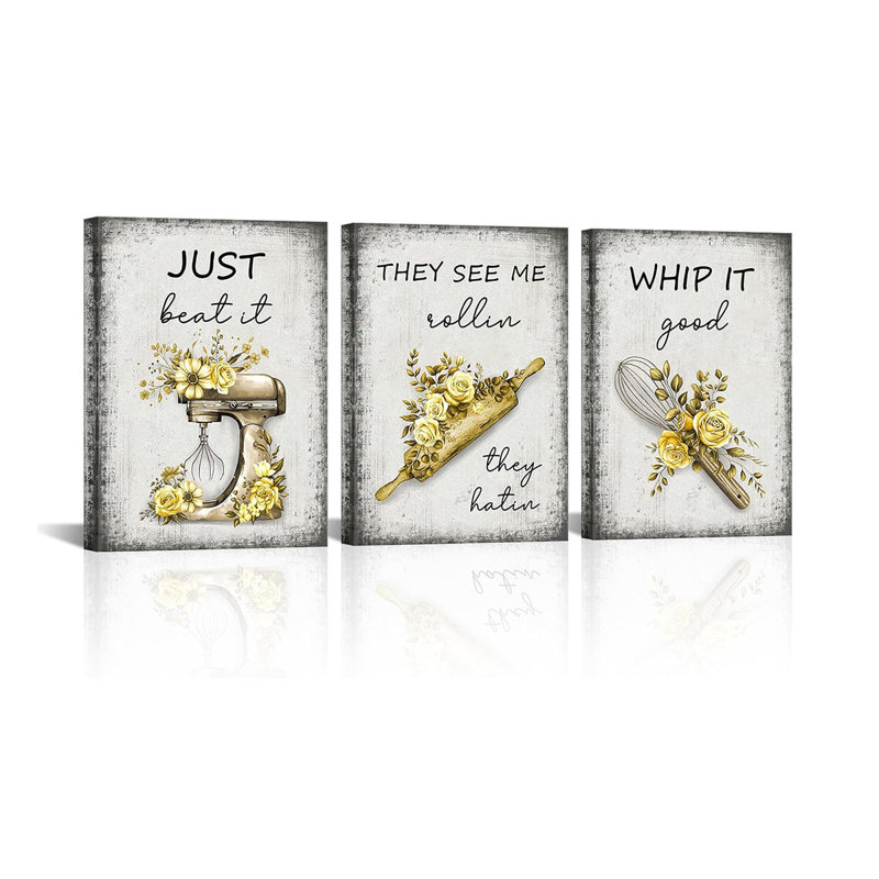 3 Piece Wrapped Canvas Print