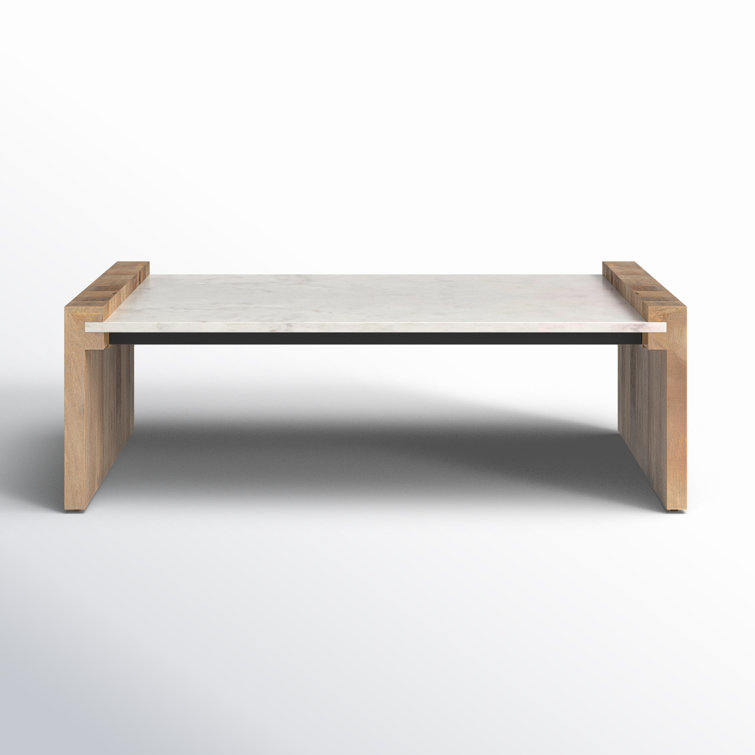 Cecila Genuine Marble Single Coffee Table