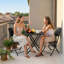 Wicker Patio Dining Set Table,-567900778