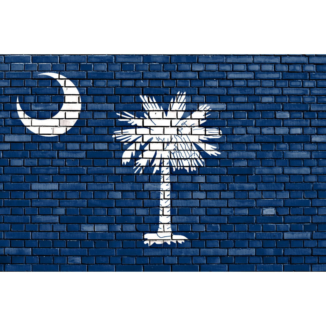 Flag Of South Carolina - Wrapped Canvas Print