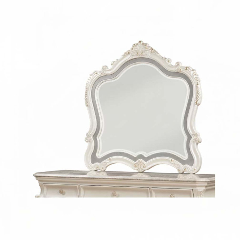White Finish Mirror