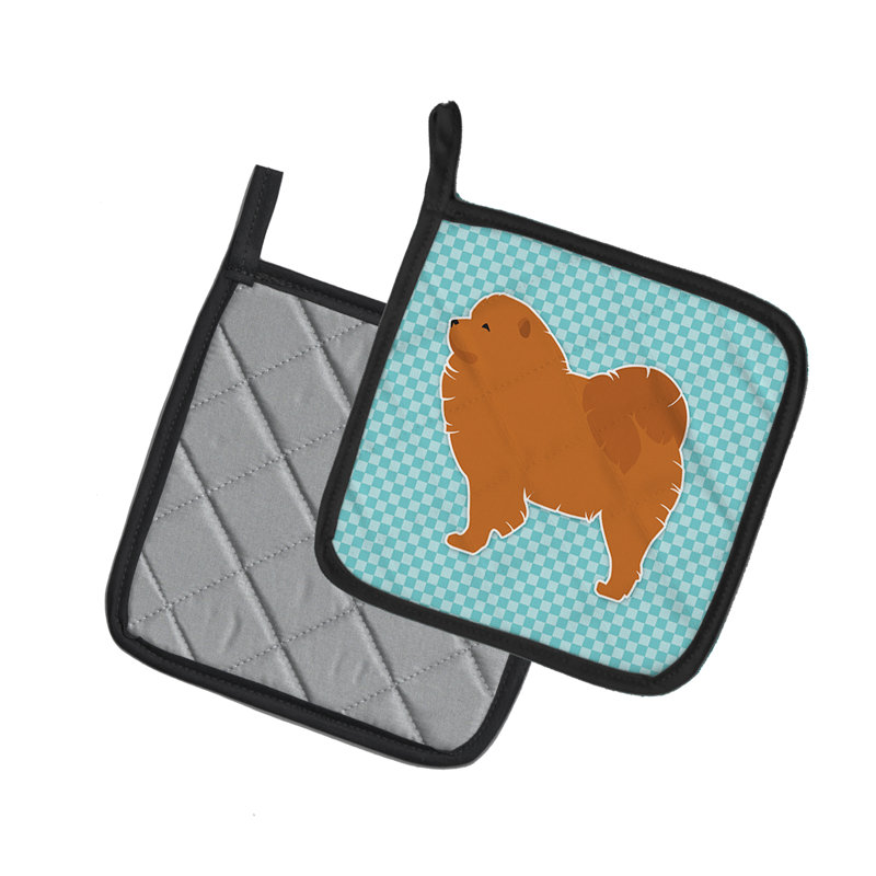 Red Barrel Studio® Polyester Potholder, Blue