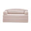 Canapé pliable à deux places en velours côtelé avec coussin moelleux-363474762