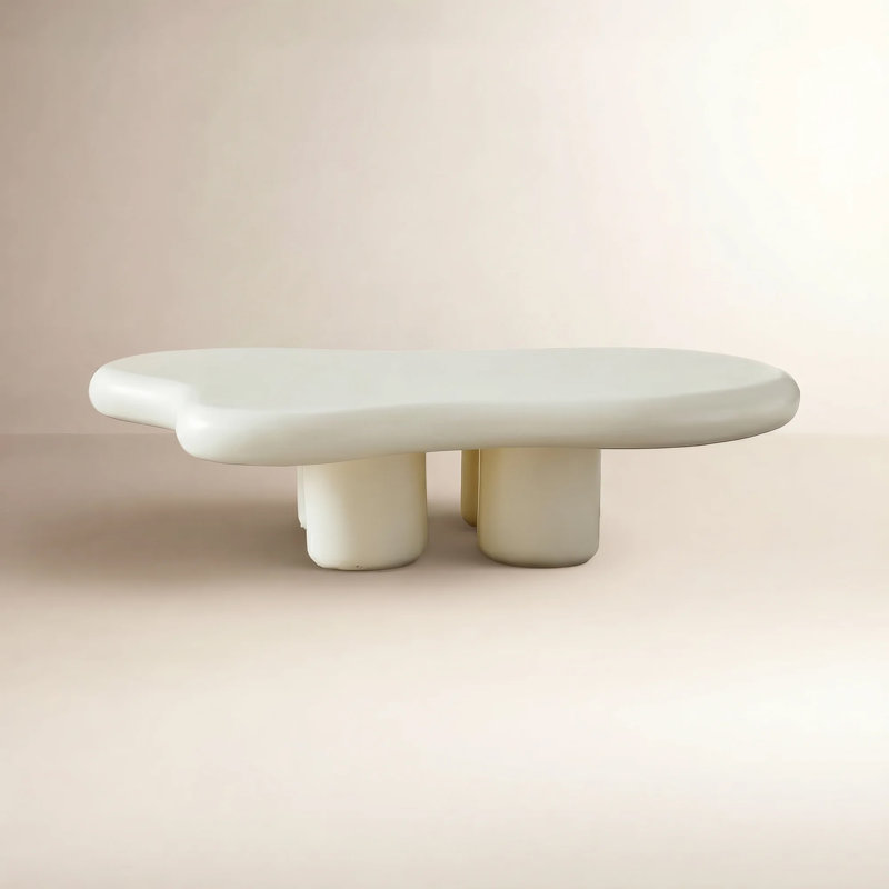 Table basse Allrich, Beige