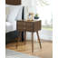 Table de bout Mid-Century moderne en bois, ensemble de deux