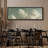 Relaxing Calm Green Clouds - Oversized Framed Wall Decorations Canvas Print-111654001-111653999