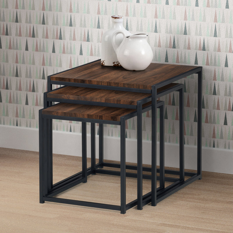 Chew Stoke 3 Piece Nest of Tables, Walnut