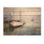 Galveston Island, voiliers, port au Texas - Paysage moderne, art mural en bois sur bois de pin naturel-517091846