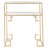 Oxendine Mirrored Glass Top End Table