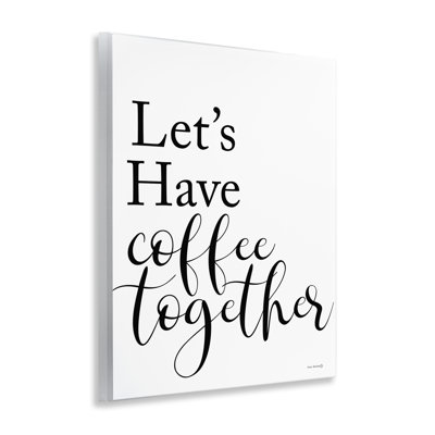 «Coffee Together», art mural sur plaque par Yass Naffas Designs
