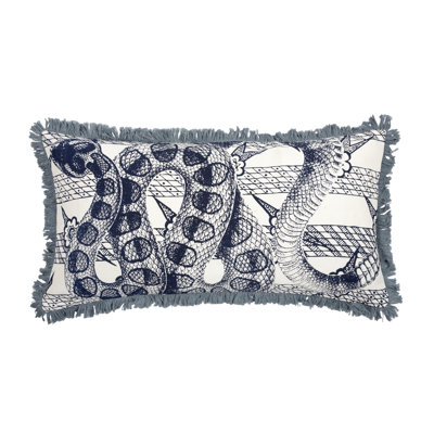 Rattle Tassels Reversible Pillow Cover