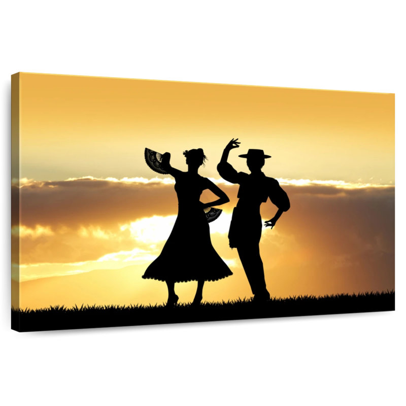 Enn Flamenco Dancers, 32" H x 48" W