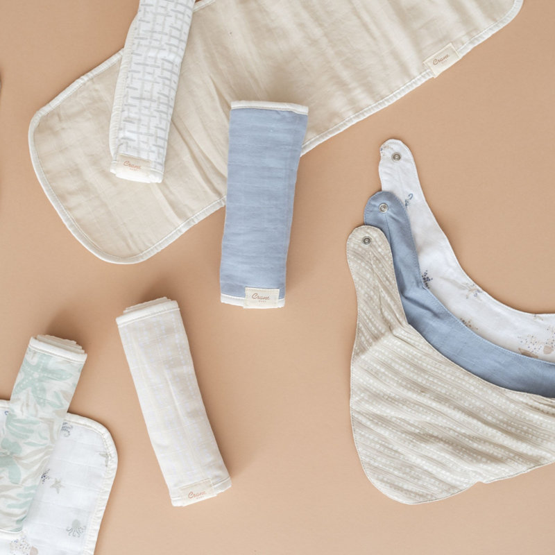 Cove 3-pc. Baby Burp Cloth Set (ocean)