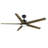 60” 5 Blade Solid Wood Ceiling Fan With Light & Remote Control,elegant & Quiet Airflow-1718840614-1718840611