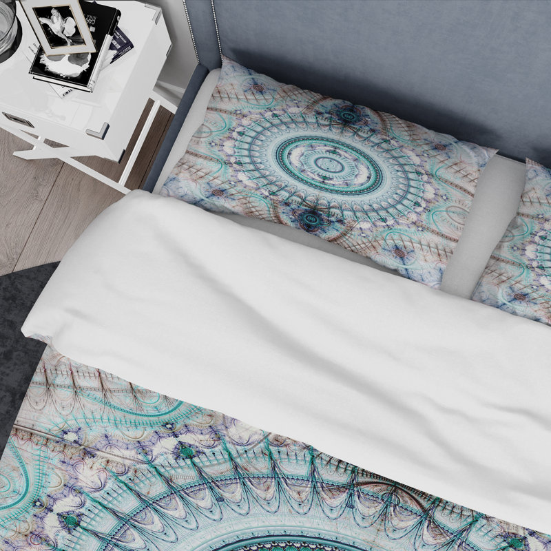 Futuriste Steampunk Time Machine portail II - ensemble de housse de couette moderne - microfibre de polyester