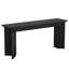 Table de couloir en bois (table basse incluse)
