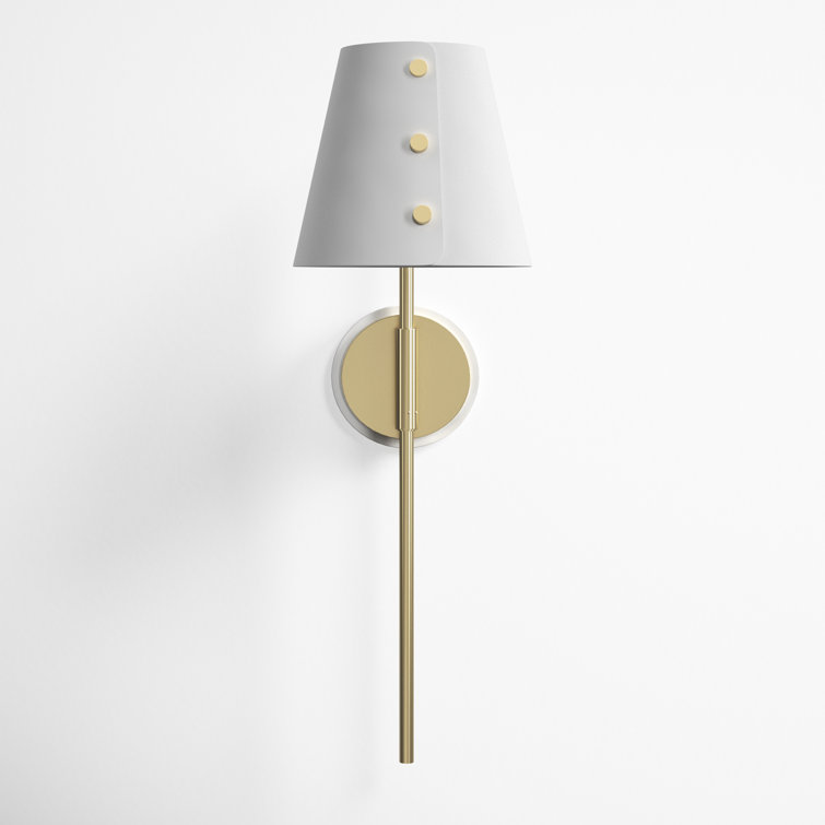 Daphne Plug-in Armed Sconce