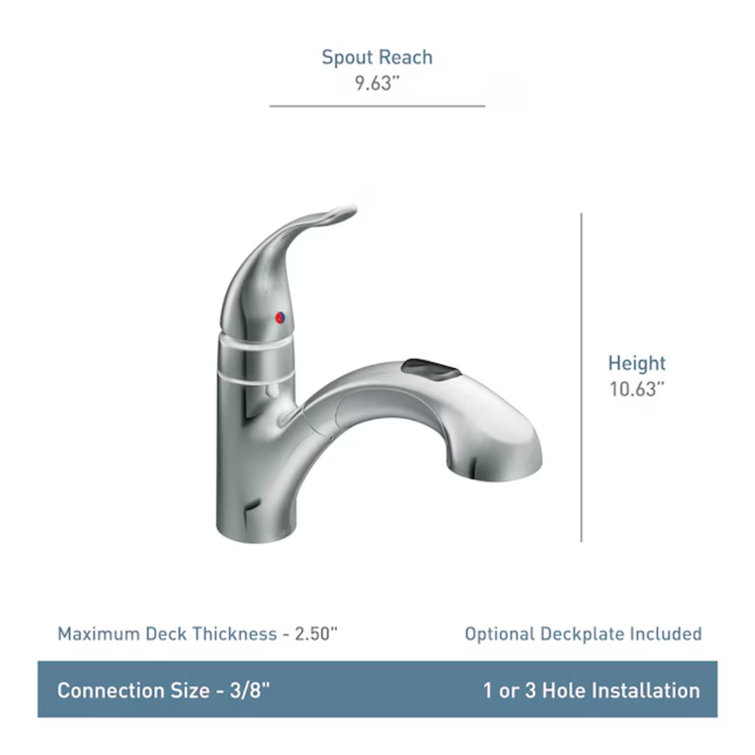 Integra Pull Out Single Handle Kitchen Faucet with Duralock™