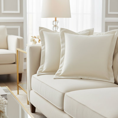 Feather Reversible Throw Pillow