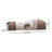 TRIXIE Cuddly Cat Tunnel & Condos, 2 Cat Caves Connected with Playful Peek-a-Boo Tunnel, Sisal Scratching Surface, Dangling Cat Toys-493091151